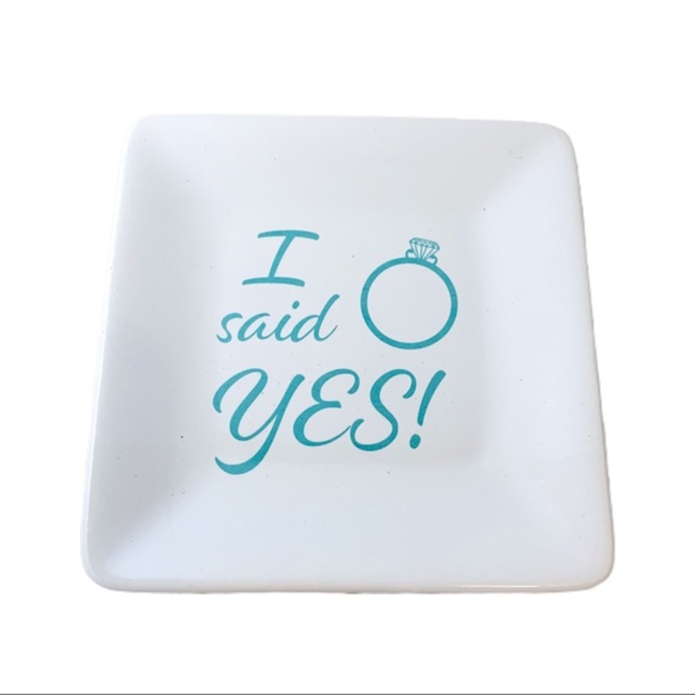 I SAID YES TRINKET TRAY NWT